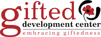 A logo for the gifted development center
